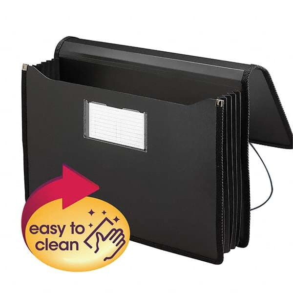 SMEAD - File Folders, Expansion Folders & Hanging Files Folder/File Type: Expanding Wallet Color: Black - Americas Tooling