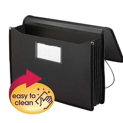 SMEAD - File Folders, Expansion Folders & Hanging Files Folder/File Type: Expanding Wallet Color: Black - Americas Tooling