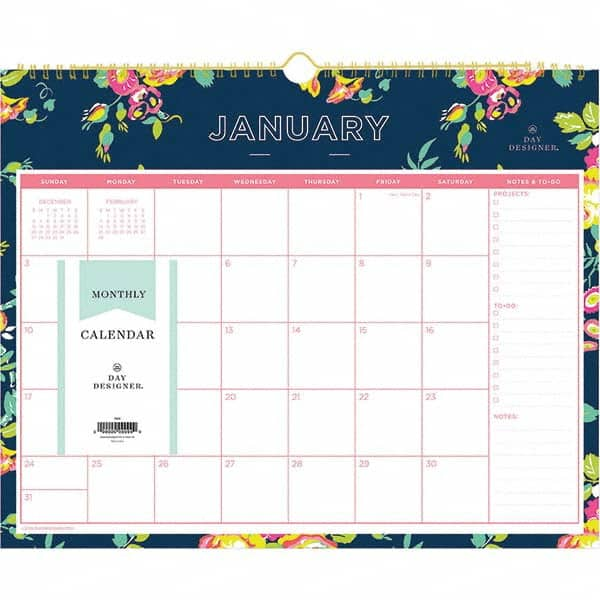 Blue Sky - Note Pads, Writing Pads & Notebooks Writing Pads & Notebook Type: Wall Calendar Size: 15 x 12 - Americas Tooling