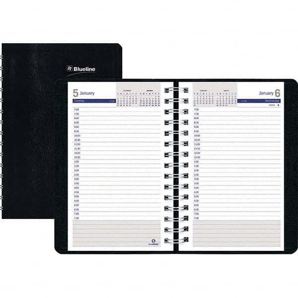 Blueline - Note Pads, Writing Pads & Notebooks Writing Pads & Notebook Type: Daily Planner Size: 8 x 5 - Americas Tooling