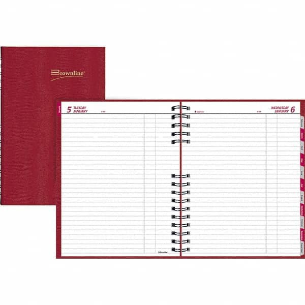 Brownline - Note Pads, Writing Pads & Notebooks Writing Pads & Notebook Type: Daily Planner Size: 10 x 7-7/8 - Americas Tooling