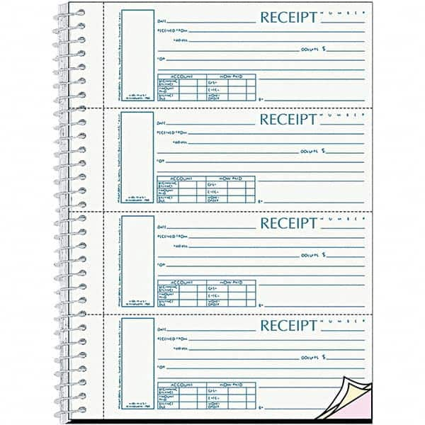 REDIFORM - Note Pads, Writing Pads & Notebooks Writing Pads & Notebook Type: Sales Order Book Size: 7 x 11 - Americas Tooling