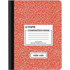 TOPS - Note Pads, Writing Pads & Notebooks Writing Pads & Notebook Type: Composition Book Size: 9-3/4 x 7-1/2 - Americas Tooling