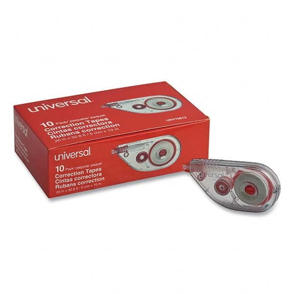 UNIVERSAL - Correction Fluid & Tape Type: Correction Tape Non-Refillable Tape Size: 1/5 x 393" - Americas Tooling