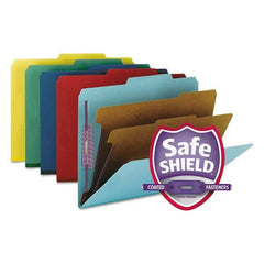 SMEAD - File Folders, Expansion Folders & Hanging Files Folder/File Type: Classification Folders with Tob Tab Fastener Color: Multi-Color - Americas Tooling