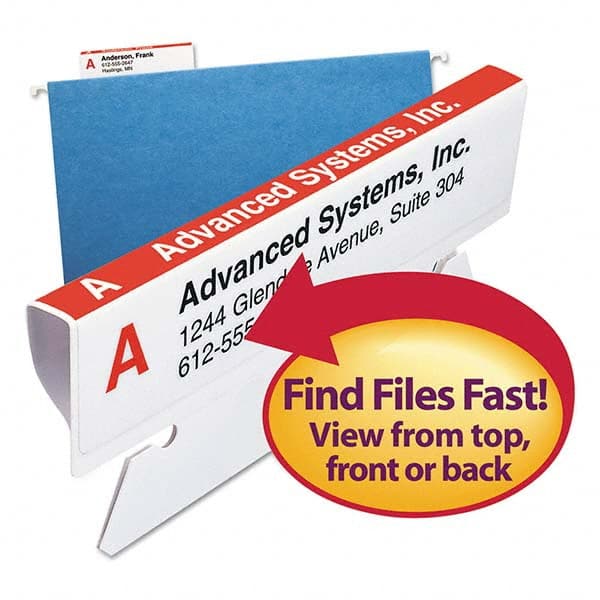 SMEAD - Tabs, Indexes & Dividers Indexes & Divider Type: Hanging Size: 3-1/2 - Americas Tooling