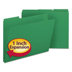 SMEAD - File Folders, Expansion Folders & Hanging Files Folder/File Type: File Folders with Top Tab Fastener Color: Green - Americas Tooling