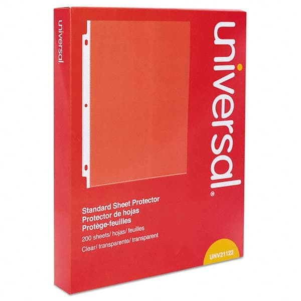 UNIVERSAL - Document Protectors Type: Sheet Protectors-Ring Binder Width (Inch): 11 - Americas Tooling