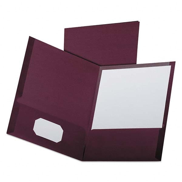 File Folders, Expansion Folders & Hanging Files; Folder/File Type: Pocket Folders; Color: Red; Index Tabs: No; File Size: Letter; Size: 11 x 8-1/2; Box Quantity: 25; Shelf Life: No; Folder Type: Pocket Folders