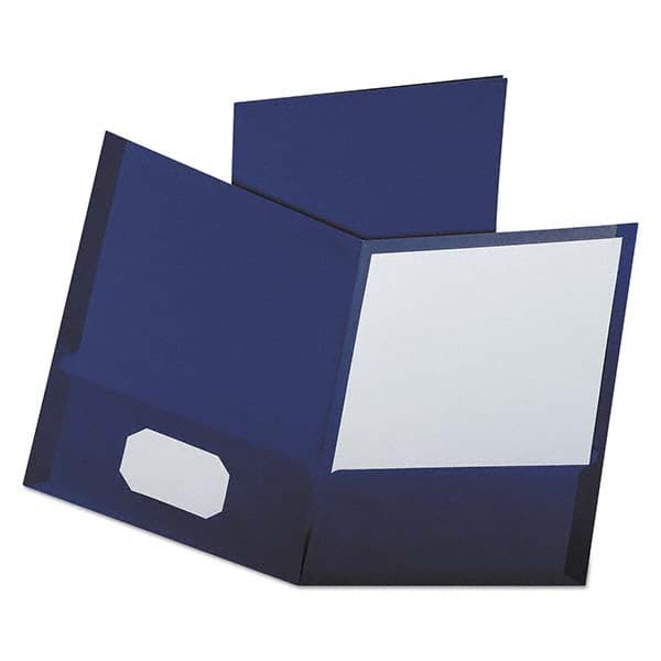 OXFORD - File Folders, Expansion Folders & Hanging Files Folder/File Type: Pocket Folders Color: Blue - Americas Tooling