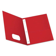 OXFORD - File Folders, Expansion Folders & Hanging Files Folder/File Type: Pocket Folders Color: Red - Americas Tooling