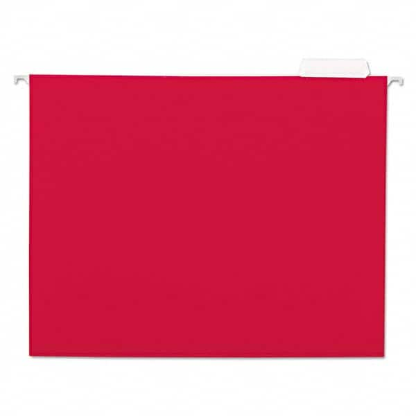 UNIVERSAL - File Folders, Expansion Folders & Hanging Files Folder/File Type: Hanging File Folder Color: Red - Americas Tooling