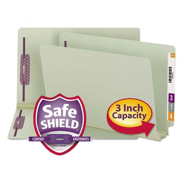 SMEAD - File Folders, Expansion Folders & Hanging Files Folder/File Type: File Folders with End Tab Color: Green - Americas Tooling