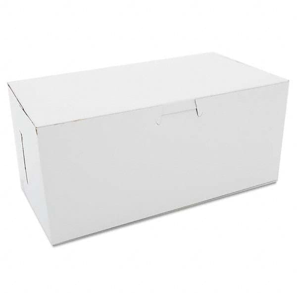 SCT - Non-Window Bakery Boxes, 9 x 5 x 4, White, 250/Carton - Americas Tooling