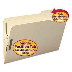 SMEAD - File Folders, Expansion Folders & Hanging Files Folder/File Type: File Folders with Top Tab Fastener Color: Manila - Americas Tooling