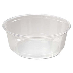 Fabri-Kal - Microwavable Deli Containers, 8 oz, Clear, 500/Carton - Americas Tooling