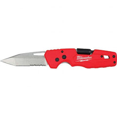 Milwaukee Tool - Pocket & Folding Knives Knife Type: Folding Knife Edge Type: Partially Serrated - Americas Tooling