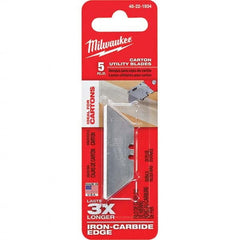 Milwaukee Tool - Knife Blades Type: Utility Knife Blade Material: Carbon Steel - Americas Tooling