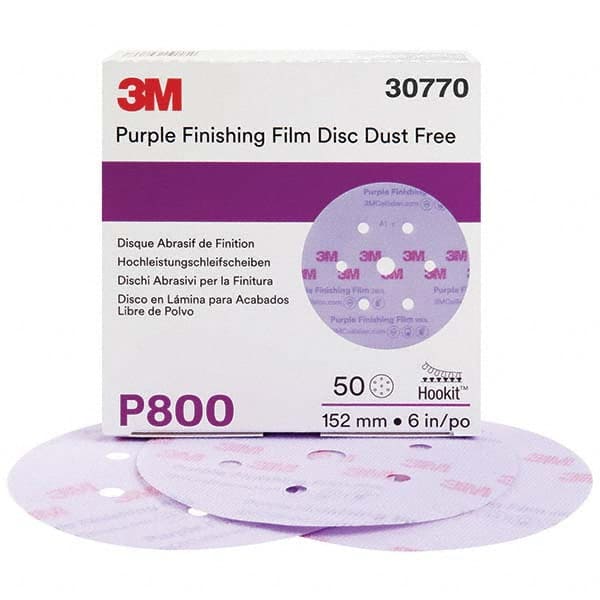 3M - Hook & Loop Discs Abrasive Type: Film Disc Disc Diameter (Inch): 6 - Americas Tooling