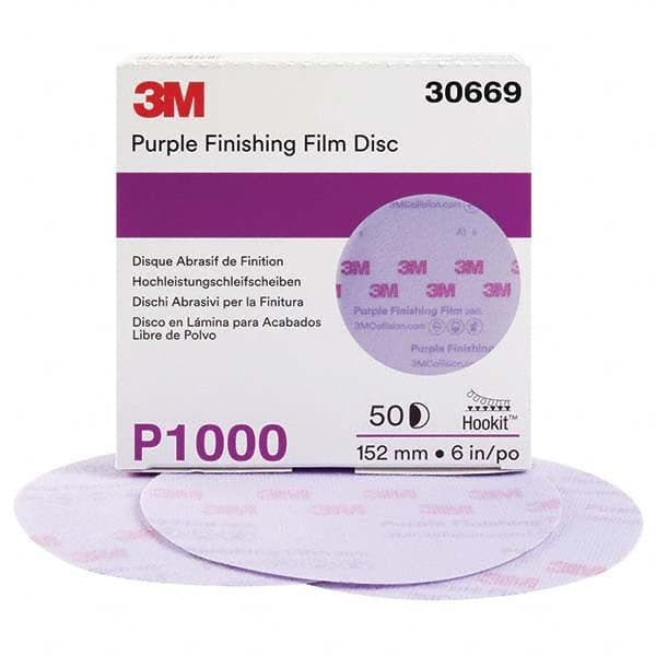 3M - Hook & Loop Discs Abrasive Type: Film Disc Disc Diameter (Inch): 6 - Americas Tooling