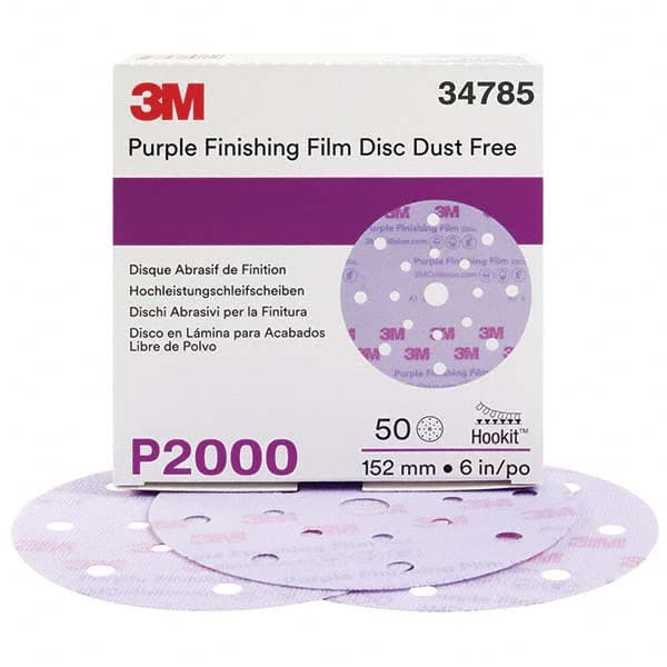 3M - Hook & Loop Discs Abrasive Type: Film Disc Disc Diameter (Inch): 6 - Americas Tooling