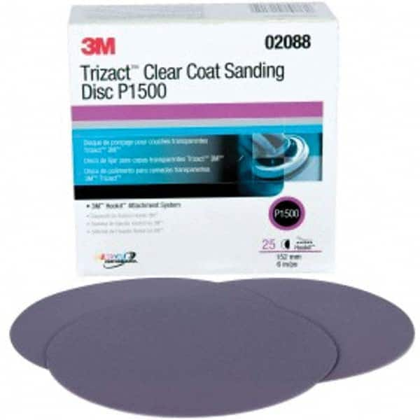 3M - Hook & Loop Discs Abrasive Type: Sanding Disc Disc Diameter (Inch): 6 - Americas Tooling