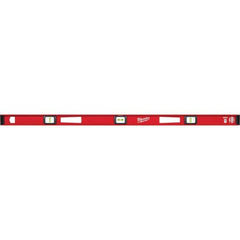 Milwaukee Tool - Box Beam, I-Beam & Torpedo Levels Level Type: I-Beam Number of Vials: 3 - Americas Tooling