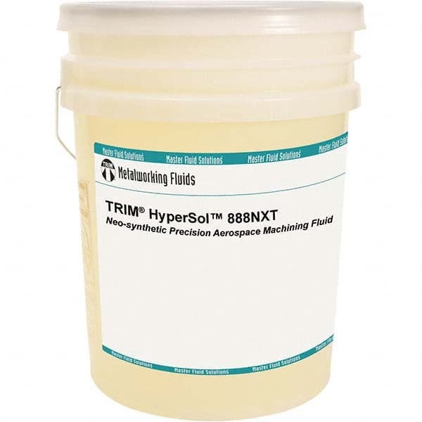 Master Fluid Solutions - TRIM HyperSol 888NXT 5 Gal Pail Cutting, Drilling, Sawing, Grinding, Tapping & Turning Fluid - Americas Tooling