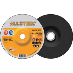 WALTER Surface Technologies - Depressed-Center Wheels Wheel Diameter (Inch): 7 Wheel Thickness (Inch): 1/8 - Americas Tooling