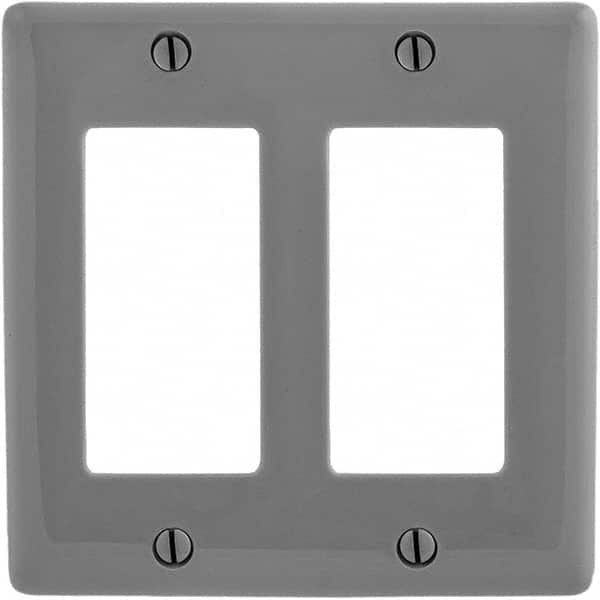 Bryant Electric - Wall Plates Wall Plate Type: Outlet Wall Plates Color: Gray - Americas Tooling