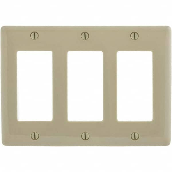 Bryant Electric - Wall Plates Wall Plate Type: Outlet Wall Plates Color: Ivory - Americas Tooling