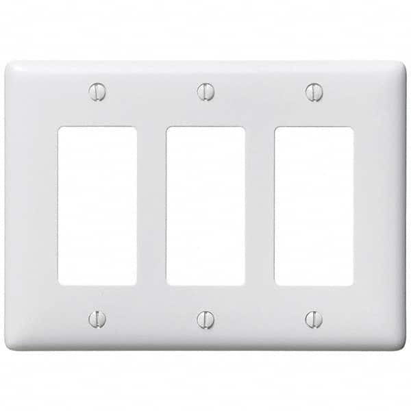 Bryant Electric - Wall Plates Wall Plate Type: Outlet Wall Plates Color: White - Americas Tooling