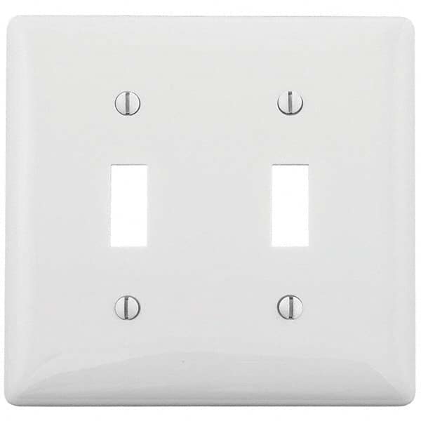 Bryant Electric - Wall Plates Wall Plate Type: Switch Plates Color: White - Americas Tooling