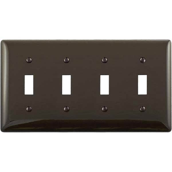 Bryant Electric - Wall Plates Wall Plate Type: Switch Plates Color: Brown - Americas Tooling