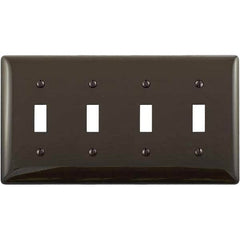 Bryant Electric - Wall Plates Wall Plate Type: Switch Plates Color: Brown - Americas Tooling