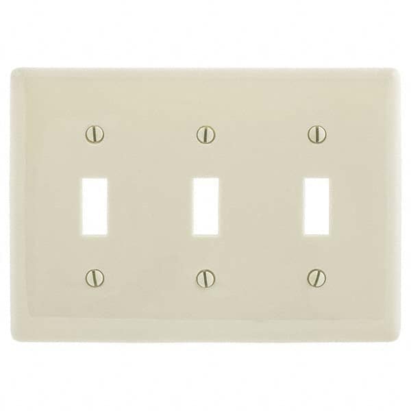 Bryant Electric - Wall Plates Wall Plate Type: Switch Plates Color: Light Almond - Americas Tooling