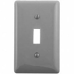 Bryant Electric - Wall Plates Wall Plate Type: Switch Plates Color: Gray - Americas Tooling