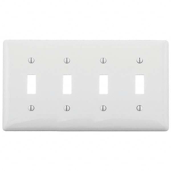 Bryant Electric - Wall Plates Wall Plate Type: Switch Plates Color: White - Americas Tooling