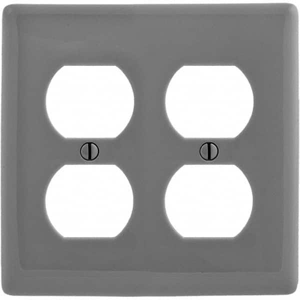 Bryant Electric - Wall Plates Wall Plate Type: Outlet Wall Plates Color: Gray - Americas Tooling