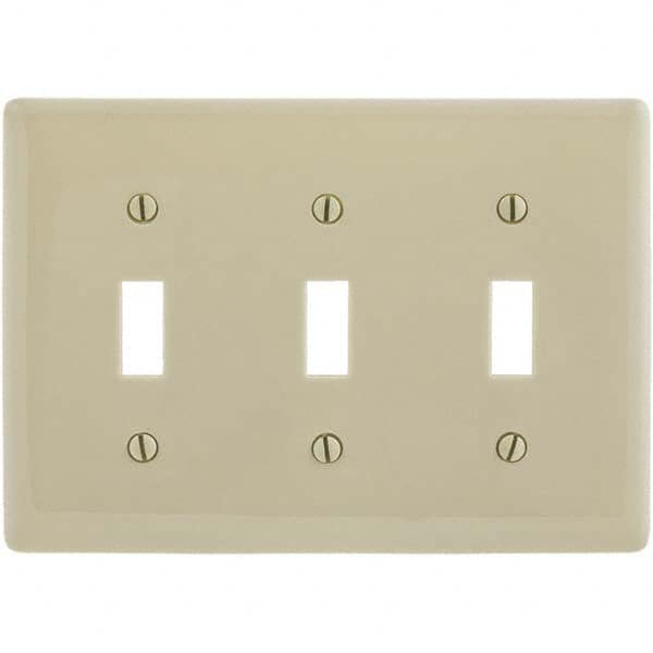 Bryant Electric - Wall Plates Wall Plate Type: Switch Plates Color: Ivory - Americas Tooling