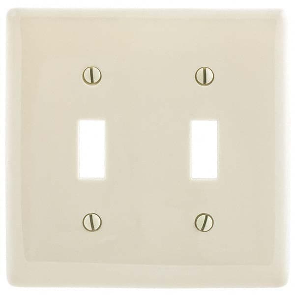 Bryant Electric - Wall Plates Wall Plate Type: Switch Plates Color: Light Almond - Americas Tooling