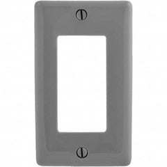 Bryant Electric - Wall Plates Wall Plate Type: Outlet Wall Plates Color: Gray - Americas Tooling