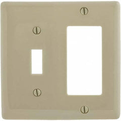 Bryant Electric - Wall Plates Wall Plate Type: Combination Wall Plates Color: Ivory - Americas Tooling