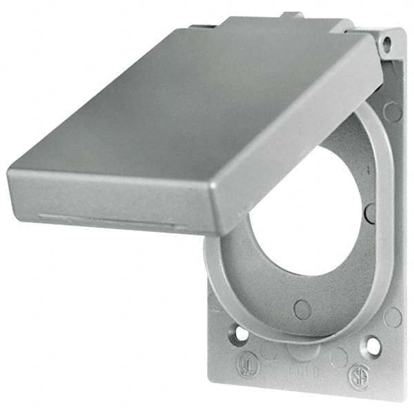 Bryant Electric - Weatherproof Box Covers Cover Shape: Rectangle Number of Holes in Outlet: 1 - Americas Tooling