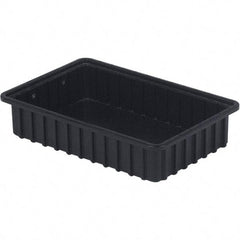 LEWISBins+ - 10-7/8" Wide x 3-1/2" High, Black Bin Divider Box - Use with DV1035 Short - Americas Tooling