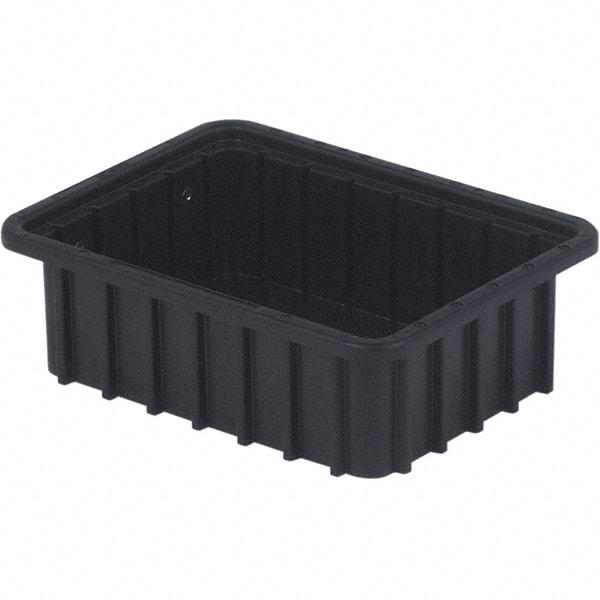 LEWISBins+ - 8-3/8" Wide x 3-1/2" High, Black Bin Divider Box - Use with DV0835 Short, DV1035 Long - Americas Tooling