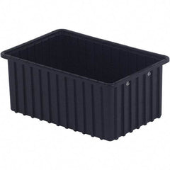 LEWISBins+ - 10-7/8" Wide x 8" High, Black Bin Divider Box - Use with DV1080 Short, DV1680 Long - Americas Tooling