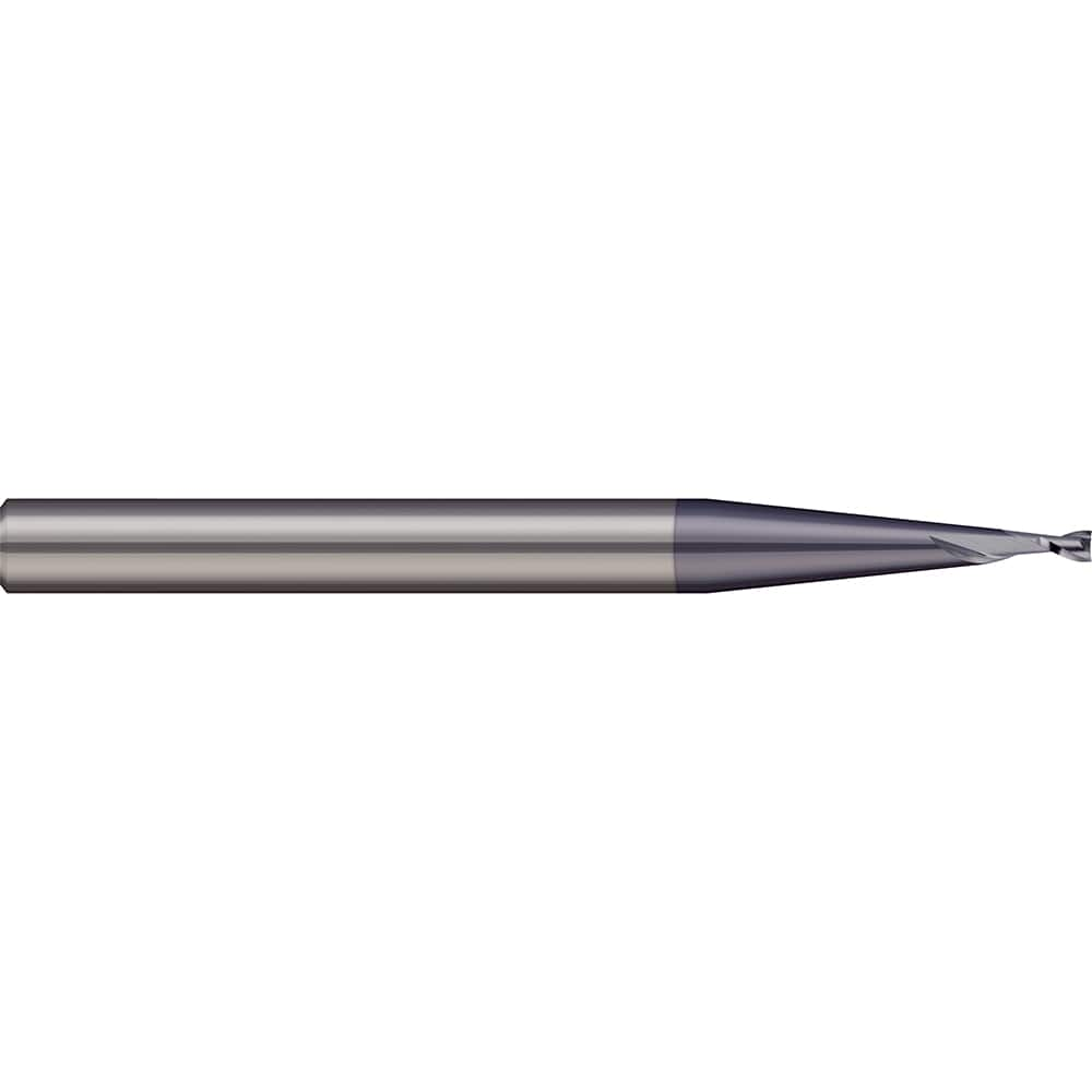 Micro 100 - Square End Mills; Mill Diameter (mm): 1.10 ; Mill Diameter (Decimal Inch): 0.0433 ; Length of Cut (mm): 3.3000 ; Length of Cut (Decimal Inch): 0.1299 ; Material: Solid Carbide ; Finish/Coating: AlTiN - Exact Industrial Supply