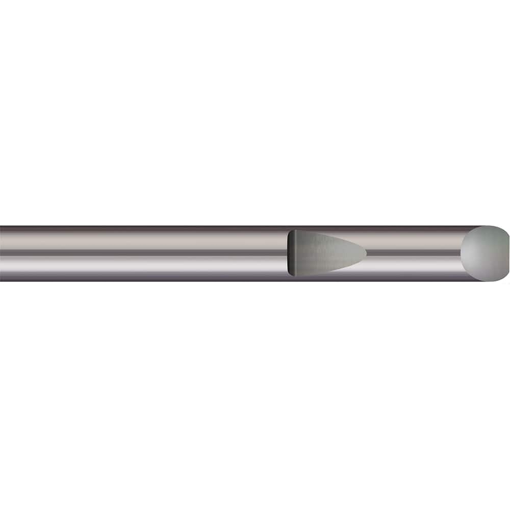 Micro 100 - Tool Bit Blanks; Material: Solid Carbide ; End Shape: Round ; Width/Diameter (Inch): 5/16 ; Overall Length (Inch): 2 - Exact Industrial Supply