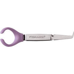 Fiskars - Tweezers; Type: Fingertip Tweezer ; Pattern: Angled ; Overall Length Range: 3" - Exact Industrial Supply